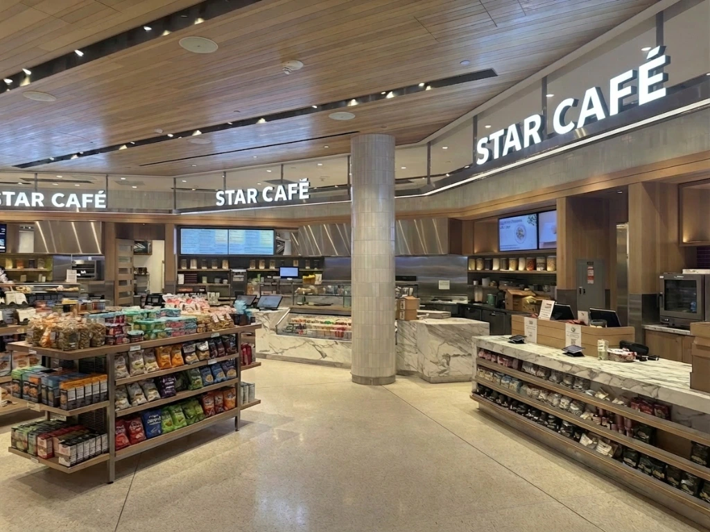 Step inside the Star café